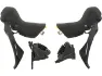 Shimano GRX v+h Set Scheibenbremse BR-RX400 + ST-RX400, Schwarz, Satz (VR + HR)