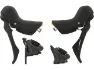 Shimano GRX v+h Set Scheibenbremse BR-RX400 + ST-RX600 / BL-RX600, Schwarz, Satz (VR + HR)