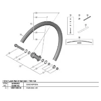 Shimano Grx Wh-rx570 Vorderseite Shimano Grx Wh-rx570 Vorderseite