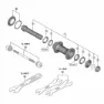 Shimano Hb-mt400-b Nabenachse, Black, One Size