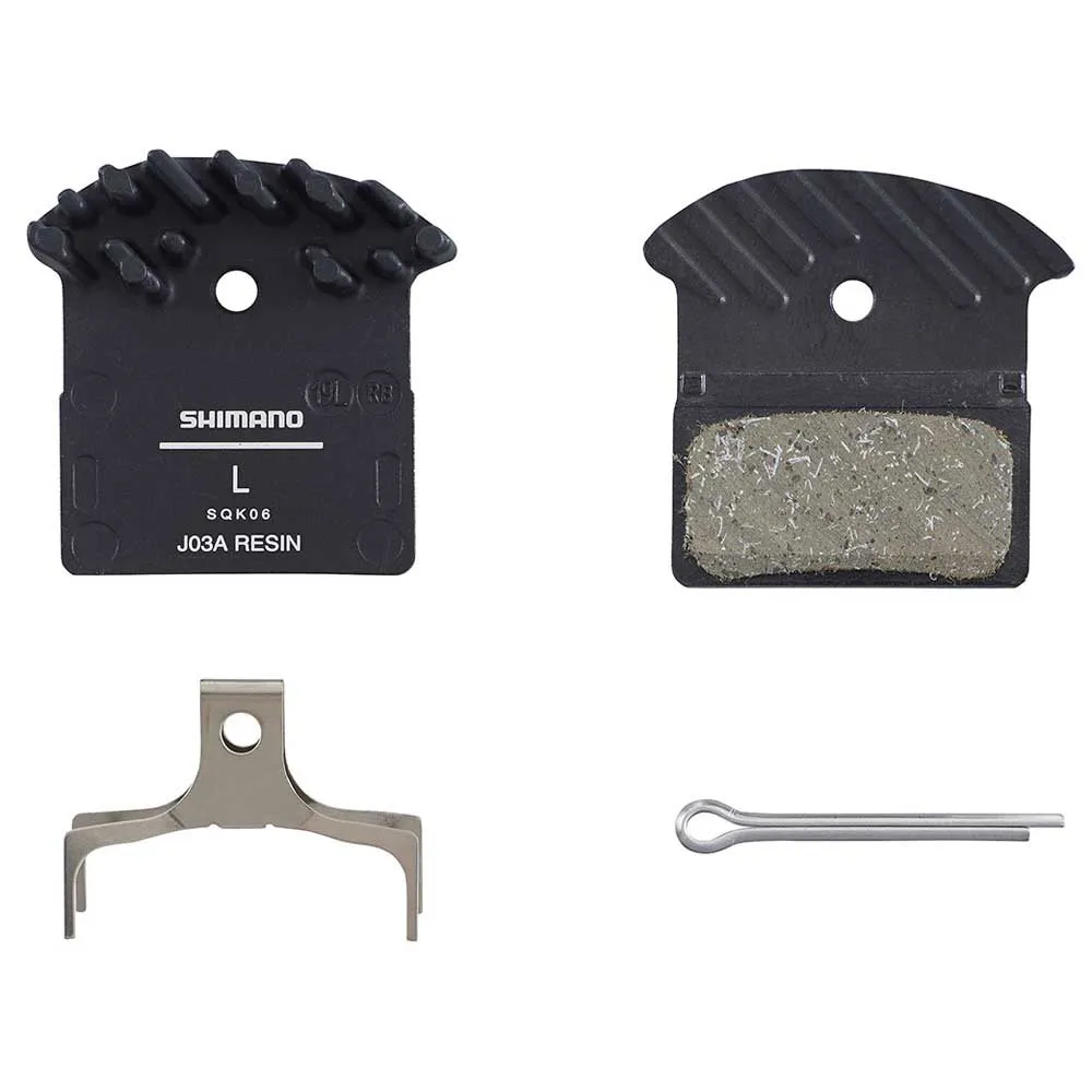 Shimano J03a M9000/m8000/rs785 Harz-scheibenbremsbeläge 25 Paare, Black, One Size