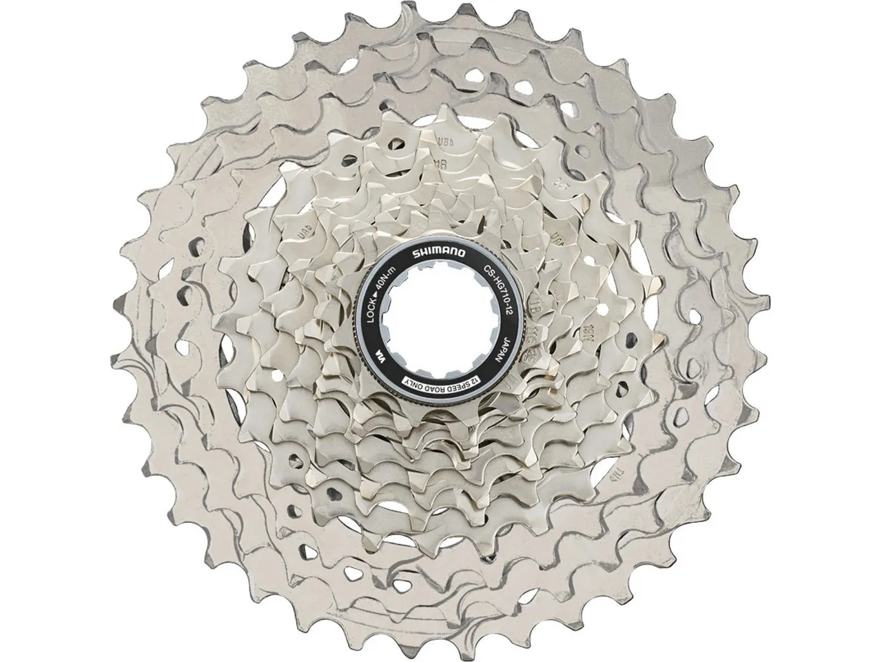 Shimano Kassette CS-HG710-12 12-fach, Black, 12s, 11-36t