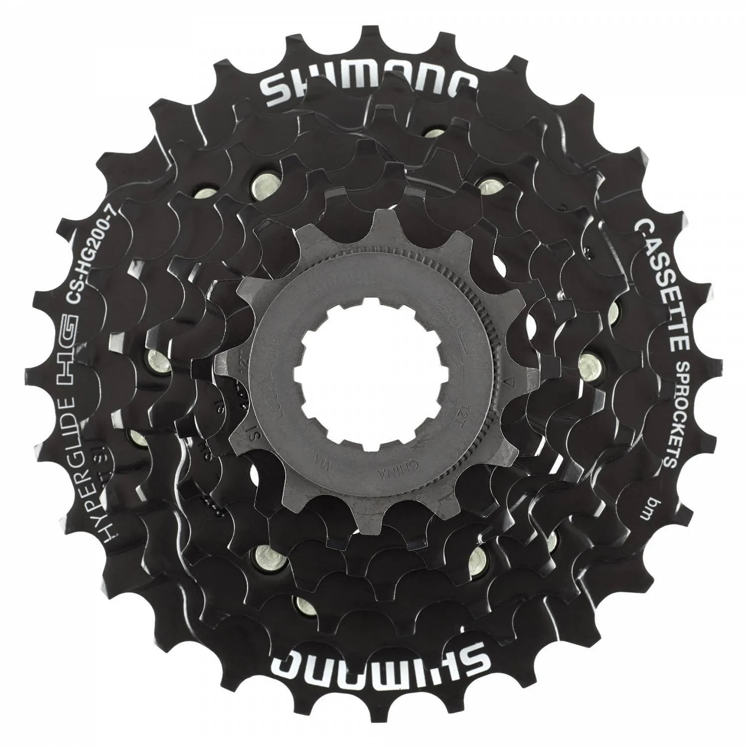 Shimano Kassettenritzel Tourney CS-HG-200-7 Unisex, schwarz, 12-28t