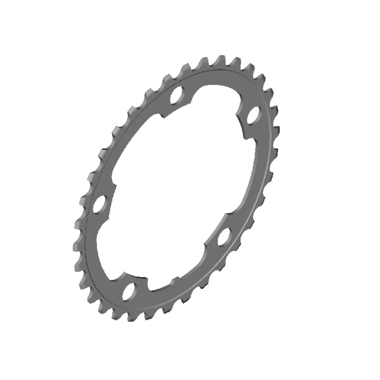 Shimano Kettenblatt für Kettenschutz Sora FC-R3000 Unisex, silber, 34t