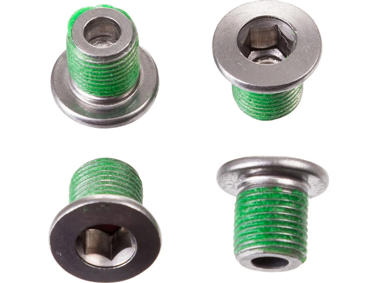 Shimano Kettenblattschrauben 4-Arm FC-M552 / Deore FC-M590-10 / FC-M6000 innen, Grau, one_size Shimano Kettenblattschrauben 4-Arm FC-M552 / Deore FC-M590-10 / FC-M6000 innen, Grau, one_size