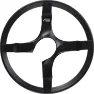Shimano Kettenschutz und Befestigungsschrauben FC-TY501 Unisex, schwarz 2, 48t
