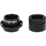 Shimano Linke Gegenmutter und Konus mit Staubschutzkappe FH-M678 Unisex, schwarz, M15
