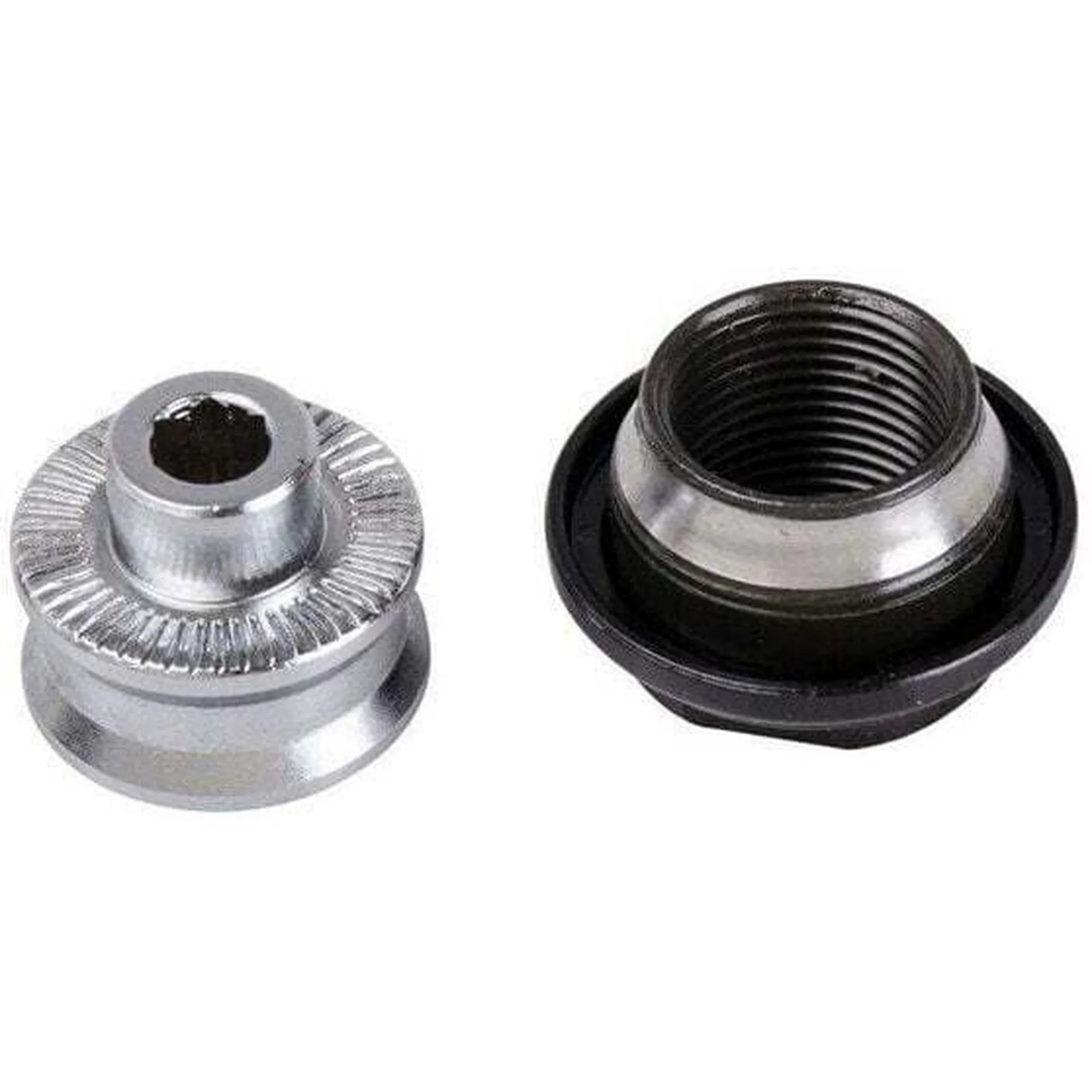 Shimano Linke Gegenmutter und Konus mit Staubschutzkappe FH-M785 Unisex, silber, TU Shimano Linke Gegenmutter und Konus mit Staubschutzkappe FH-M785 Unisex, silber, TU