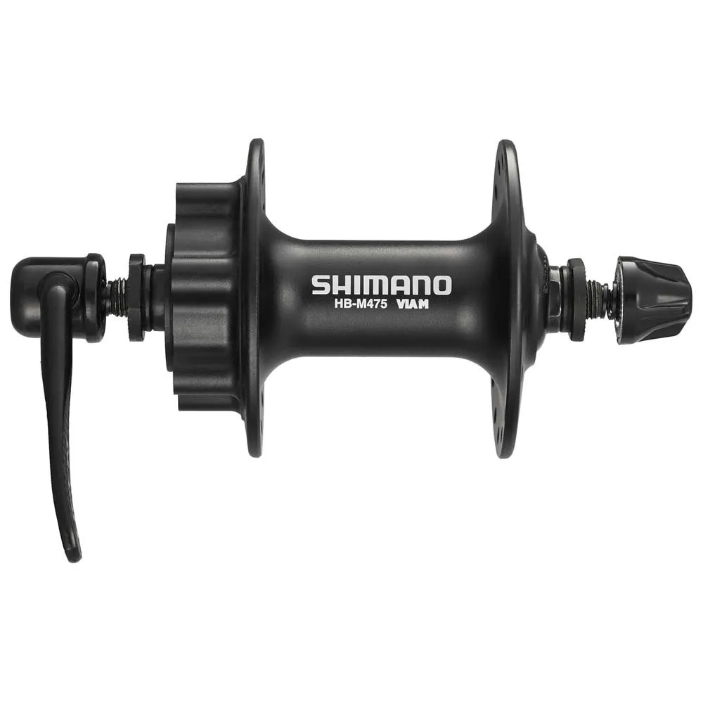 Shimano M475 Disc Vorderradnabe, Black, 32H, 9 x 100mm Shimano M475 Disc Vorderradnabe, Black, 32H, 9 x 100mm