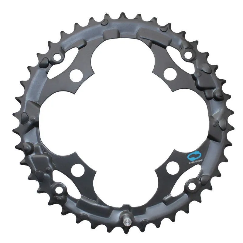 Shimano MTB-Kettenblatt dreifach außen origine 4BRA ACERA M361 8V. Unisex, schwarz, 8sp 104mm/42t