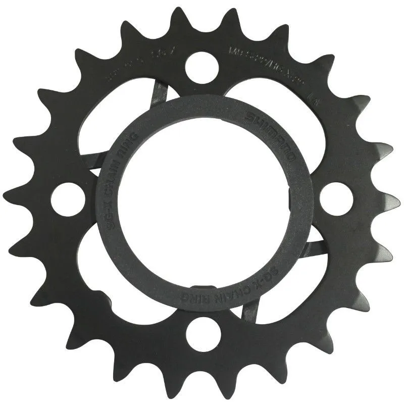 Shimano MTB-Kettenblatt dreifach innen 4BRA ALIVIO M430-ACERA M391 9V. Unisex, schwarz, 9sp 64mm/22t