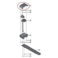 Shimano Obere Abdeckung Batterie E-6000 Axa
