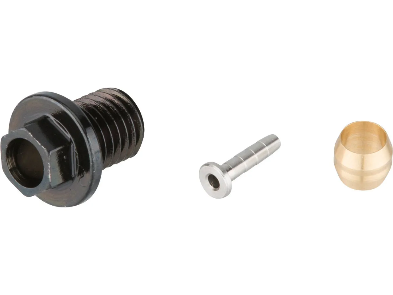 Shimano Olive + Insertpin + Verbindungsschraube f. Bremsleitung SM-BH90-JK-SSR, One_size Shimano Olive + Insertpin + Verbindungsschraube f. Bremsleitung SM-BH90-JK-SSR, One_size