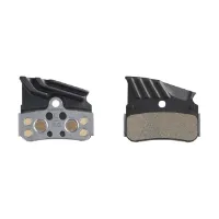 Shimano Paar Fahrradbremsbeläge aus Metall mit Flügel und Feder N04C Unisex
