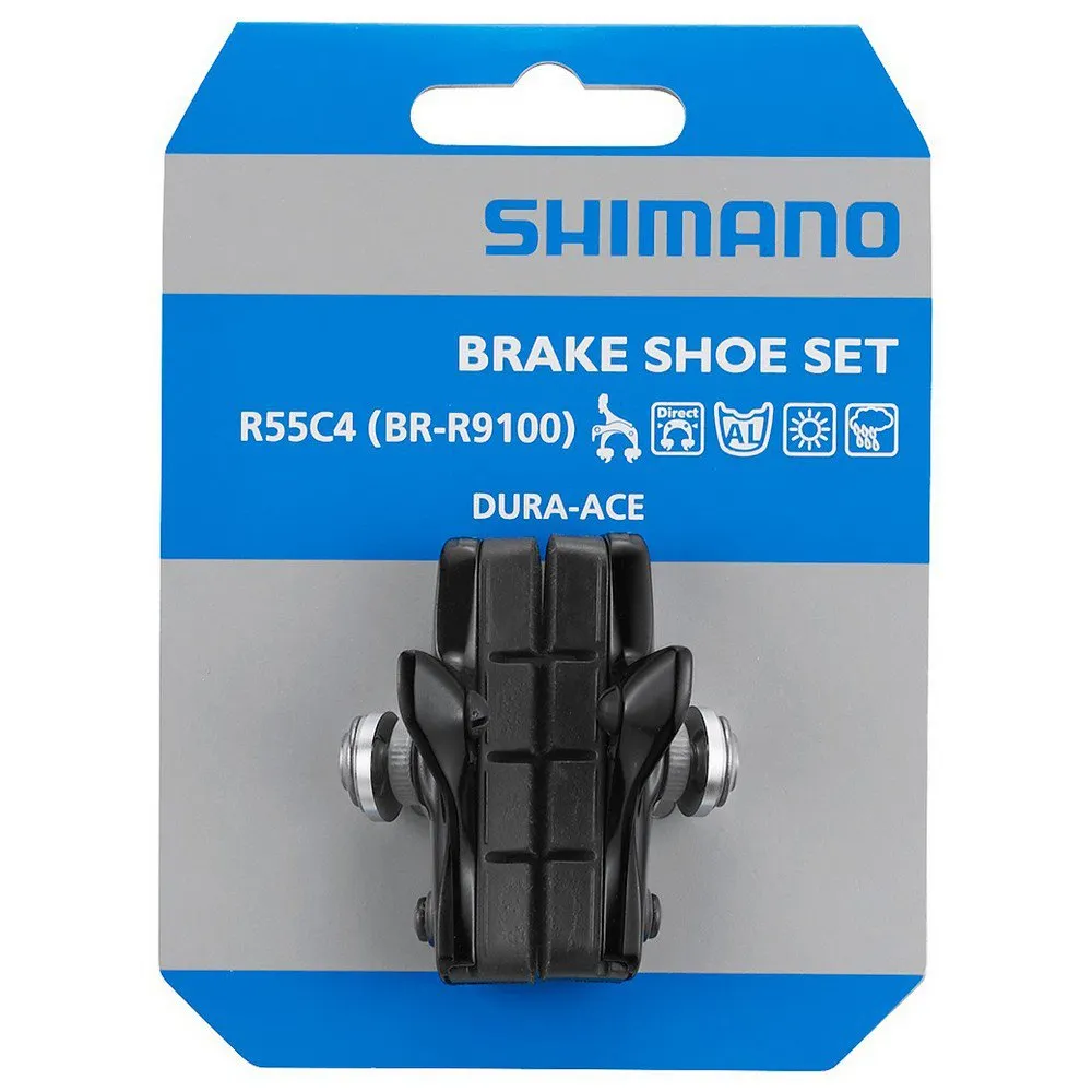 Shimano R55c4 Br-9100 Komplette Felgenbremsbeläge, Black, One Size Shimano R55c4 Br-9100 Komplette Felgenbremsbeläge, Black, One Size