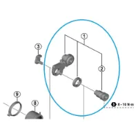 Shimano R7150 Schaltaugen-set