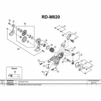 Shimano Rd-m820 Schaltaugen-set Shimano Rd-m820 Schaltaugen-set