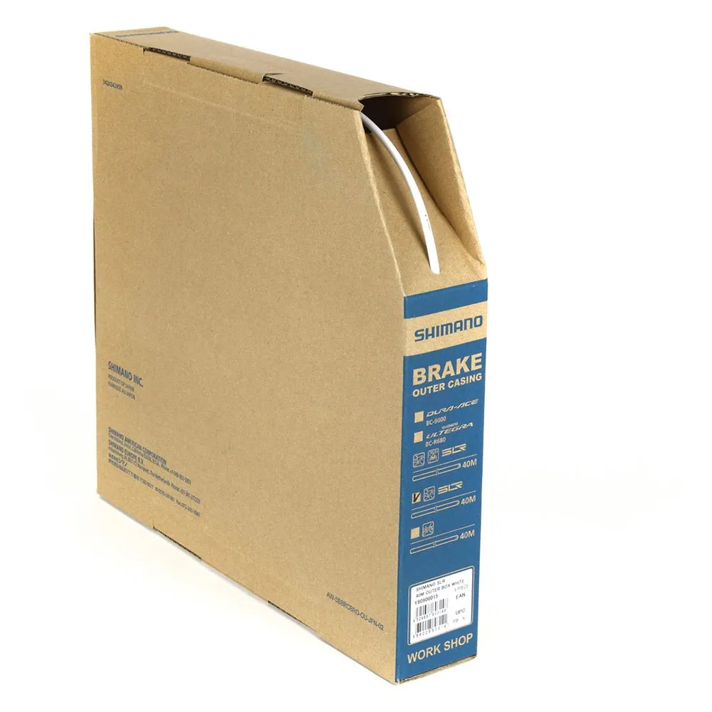 Shimano Road 40m Bremskabel, White, One Size Shimano Road 40m Bremskabel, White, One Size