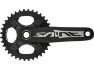 Shimano Saint Kurbelgarnitur FC-M820 68/73 mm Hollowtech II, Black, 175mm, 36t