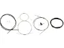 Shimano Schalt-/Bremszugset Edelstahl Rennrad, Schwarz, one_size
