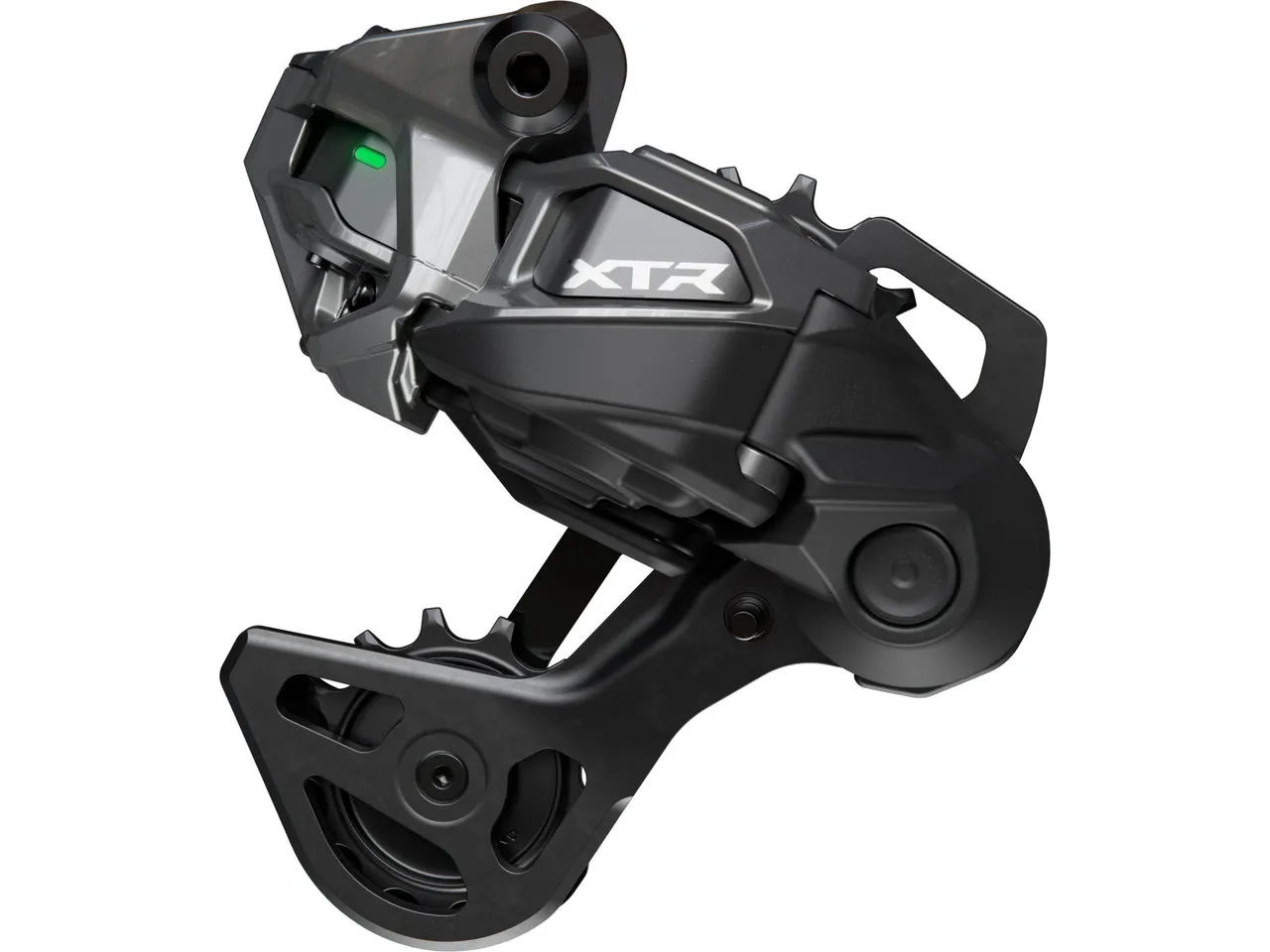 Shimano Schaltwerk XTR Di2 RD-M9250 GS 12-fach, Grau/schwarz Shimano Schaltwerk XTR Di2 RD-M9250 GS 12-fach, Grau/schwarz