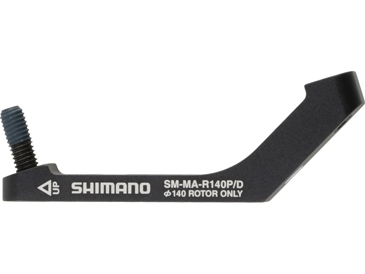 Shimano Scheibenbremsadapter für 140 mm Scheibe, Schwarz, HR FM auf PM Shimano Scheibenbremsadapter für 140 mm Scheibe, Schwarz, HR FM auf PM