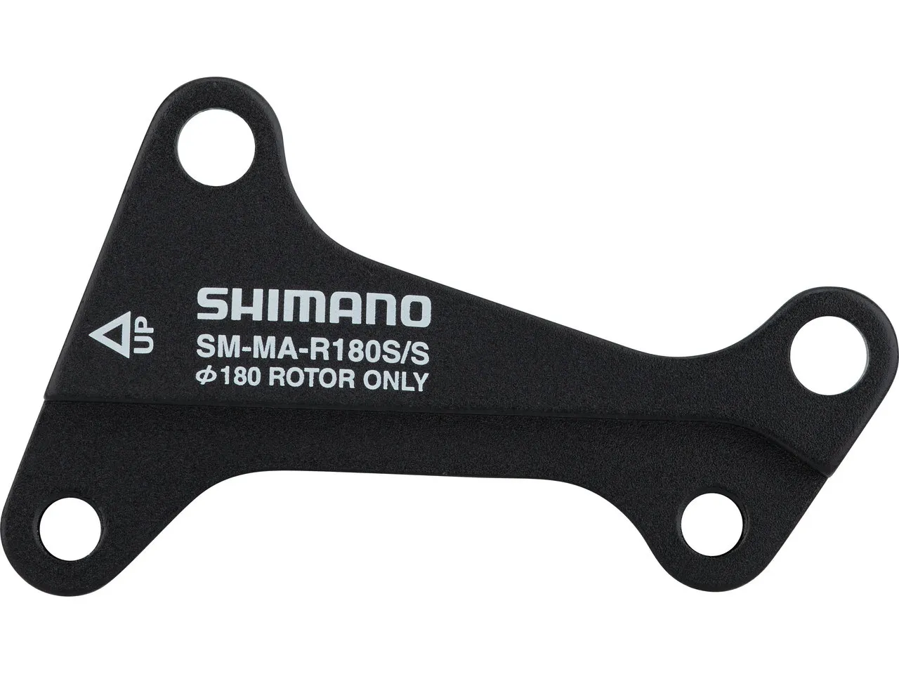 Shimano Scheibenbremsadapter für 180 mm Scheibe, Schwarz, HR IS auf IS Shimano Scheibenbremsadapter für 180 mm Scheibe, Schwarz, HR IS auf IS
