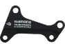 Shimano Scheibenbremsadapter für 180 mm Scheibe, Schwarz, HR IS auf IS