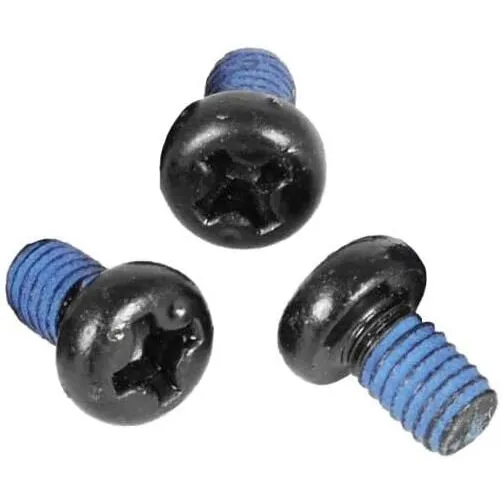 Shimano Schraube zur Befestigung der Abdeckung DU-EP800 (x3) Unisex, schwarz, TU