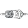 Shimano Sg-3c41 Interne Montage, Black, 175mm