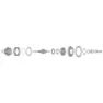 Shimano Sg-c7001-8 Interne Montage, Black, 187mm