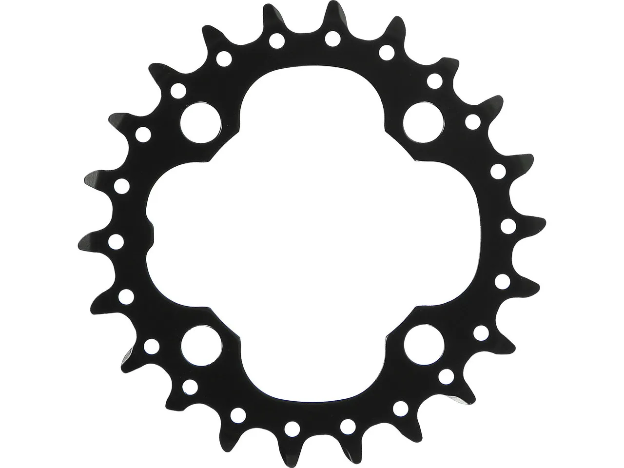 Shimano SLX Kettenblatt FC-M660 9-fach, Schwarz, 22t Shimano SLX Kettenblatt FC-M660 9-fach, Schwarz, 22t