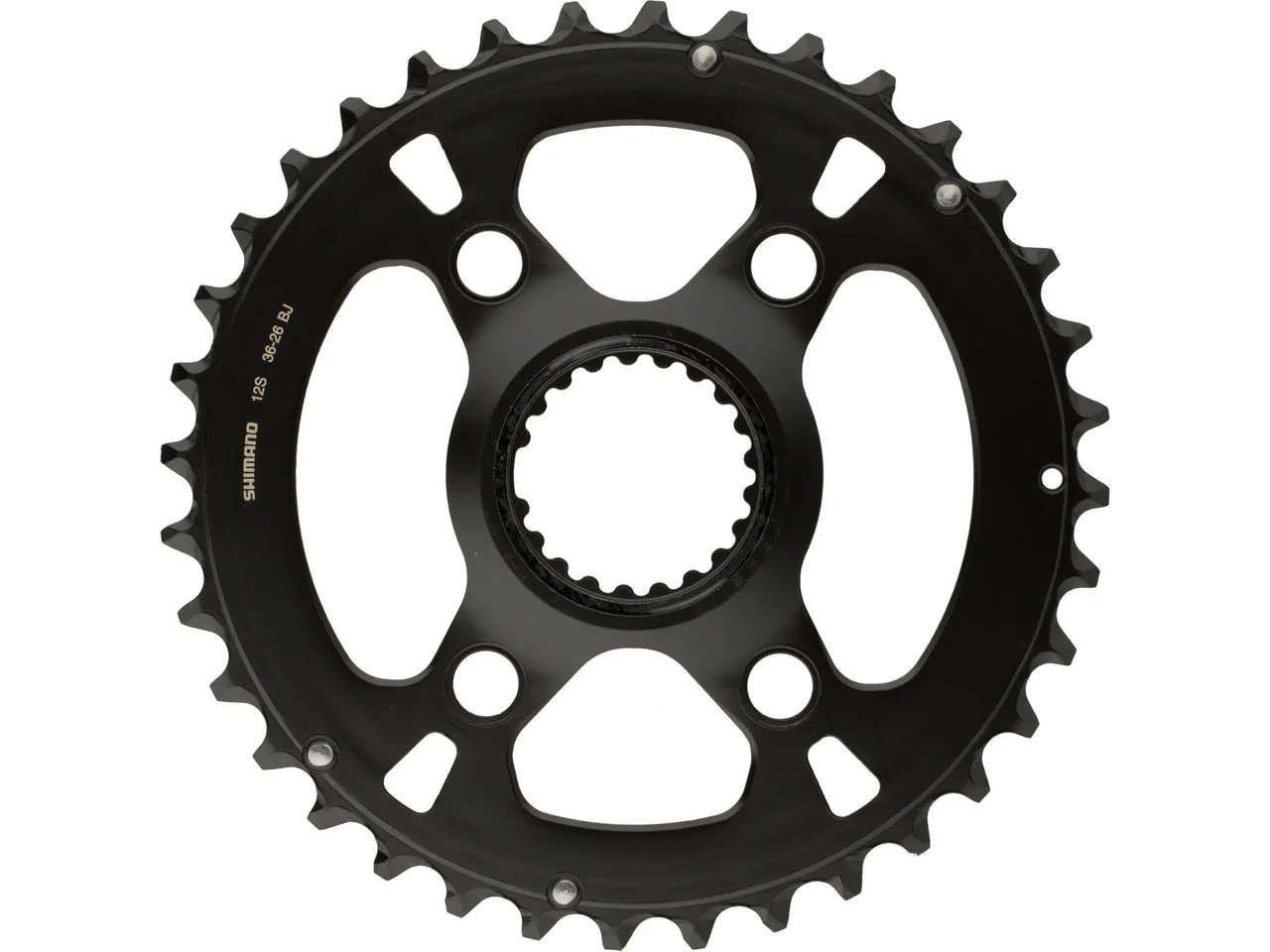 Shimano SLX Kettenblatt FC-M7100-2 / FC-M7120-B2 12-fach, Schwarz, 36t Shimano SLX Kettenblatt FC-M7100-2 / FC-M7120-B2 12-fach, Schwarz, 36t