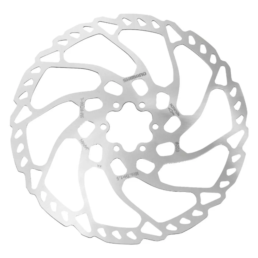 Shimano Slx M7000 Sm-rt66 6b Bremsscheibe, Silver, 220mm Shimano Slx M7000 Sm-rt66 6b Bremsscheibe, Silver, 220mm