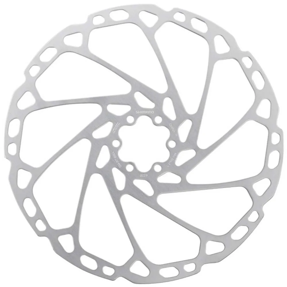 Shimano Slx M7000 Sm-rt66 6b Bremsscheibe, Silver, 220mm Shimano Slx M7000 Sm-rt66 6b Bremsscheibe, Silver, 220mm