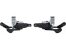 Shimano SLX v+h Set Schaltgriffe SL-M7000-11-I I-Spec II 2/3/11-fach, Schwarz, 2/3 x 11 fach