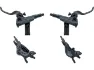 Shimano SLX v+h Set Scheibenbremse BR-M7120 / BR-M7100 J-Kit, Schwarz, Satz (VR + HR)