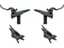 Shimano SLX v+h Set Scheibenbremse BR-M7120 J-Kit, Schwarz, Satz (VR + HR)