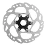 Shimano Sm-tr70 Centerlock Ice Tech 160 Mm Bremsscheibe, Steel / black, One Size