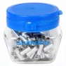 Shimano Sp41 Kabelendhülse 100 Einheiten, Silver, 4mm