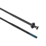 Shimano Speichen mit kugelförmiger Unterlegscheibe WH-M8100-TL-F15-B-275 Unisex, silber, 283mm