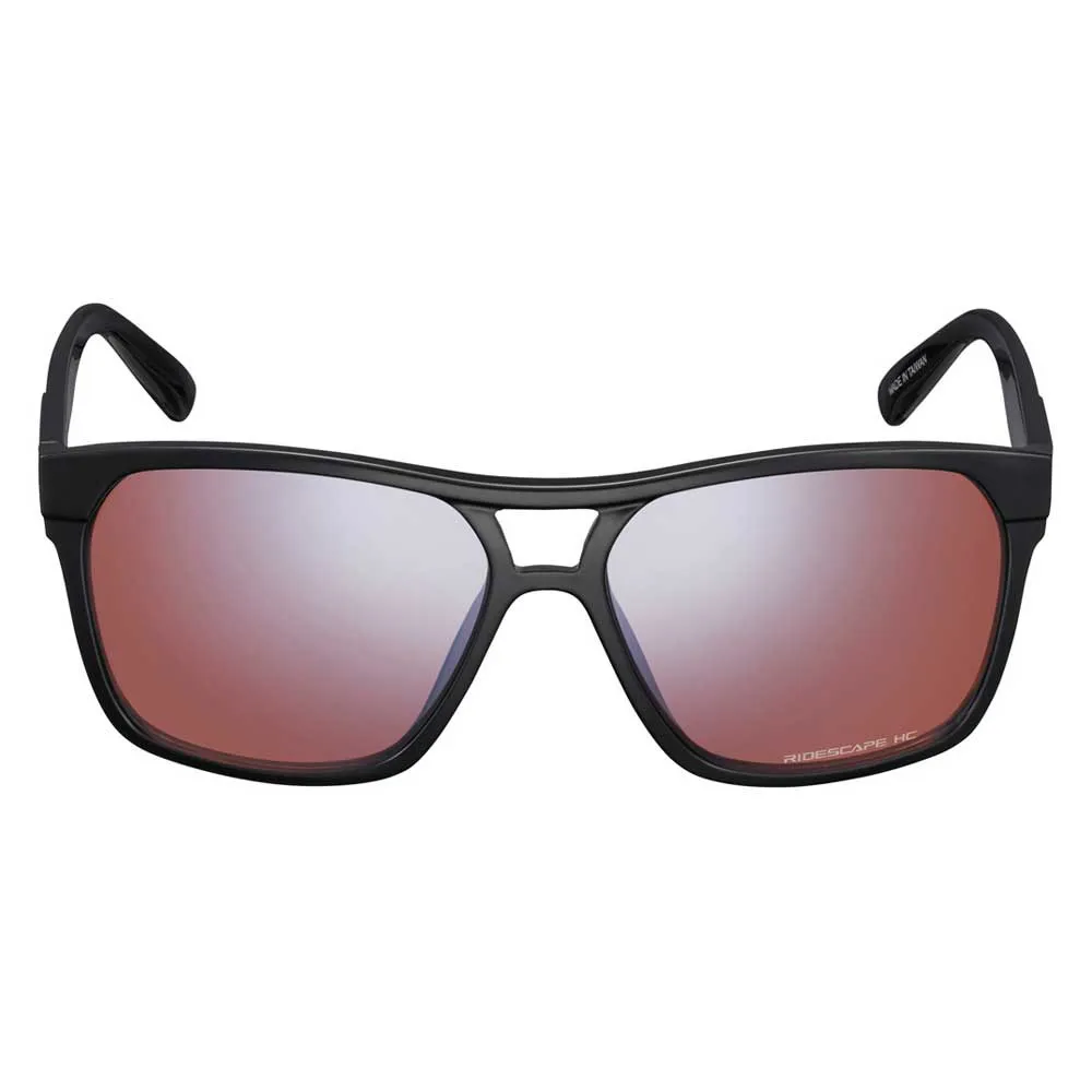 Shimano Square Sonnenbrille, Black, Ridescape HC/CAT3 Shimano Square Sonnenbrille, Black, Ridescape HC/CAT3