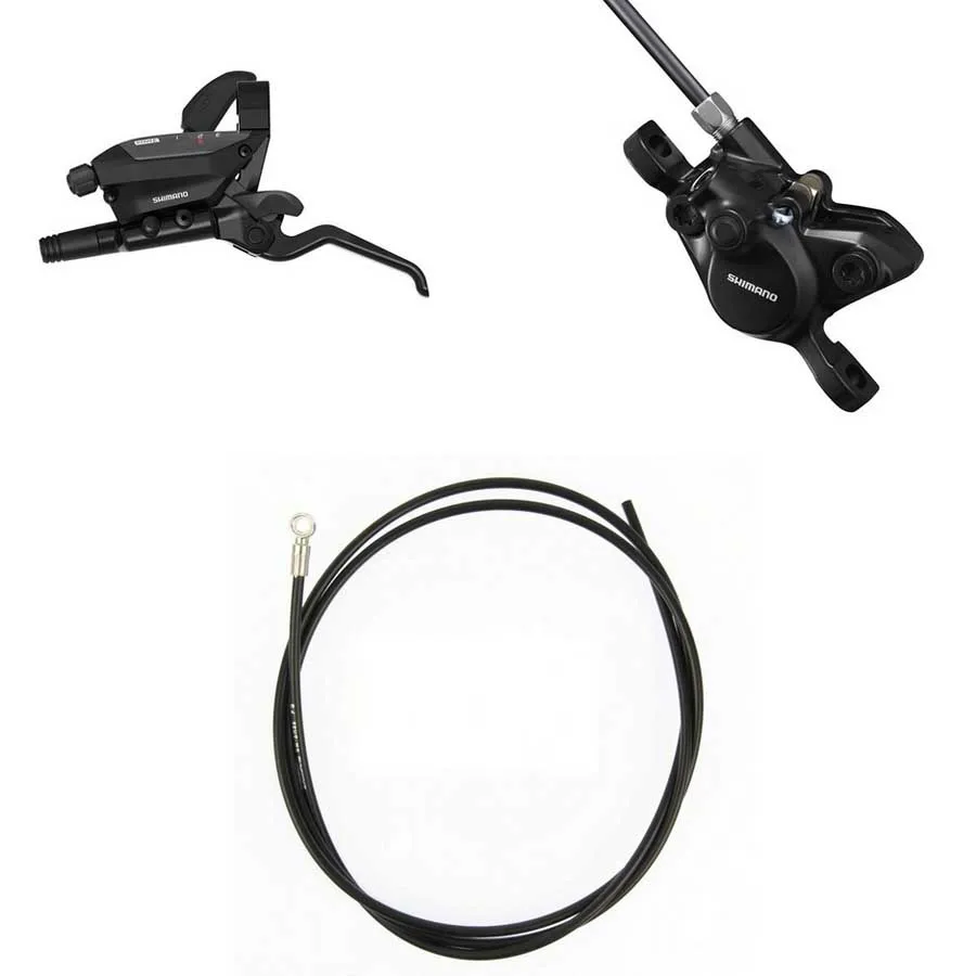 Shimano St-ef515-l 3s 1800 Mmbr-mt200-f 1000 Mm Bremsbeläge, Black, One Size Shimano St-ef515-l 3s 1800 Mmbr-mt200-f 1000 Mm Bremsbeläge, Black, One Size