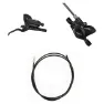 Shimano St-ef515-r 7s 2050 Mm Br-mt200-r 1700 Mm Bremsbeläge, Black, One Size