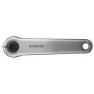 Shimano Steps E6100 E-bike Rechte Kurbel, Silver, 175mm