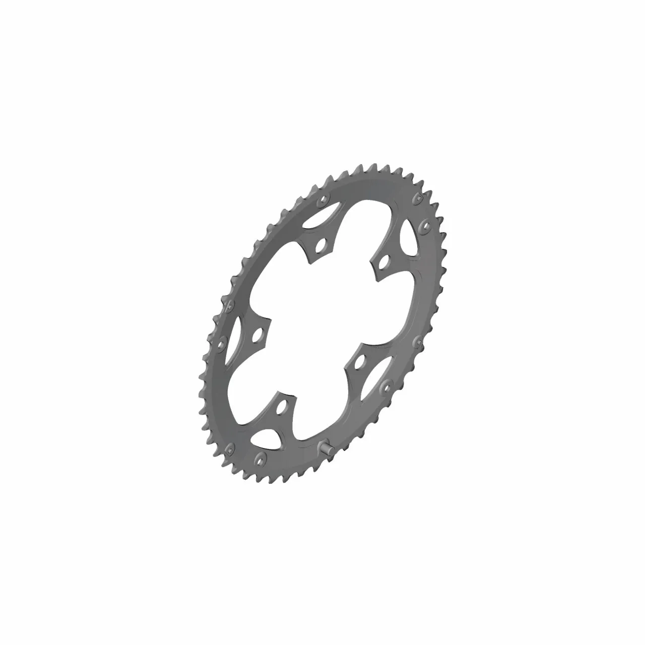 Shimano Tablett Type F Unisex, silber, 46t