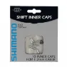 Shimano Teile Aderendhülsen für Schaltkabel (x10) Unisex, silber, 1.1/1.2mm