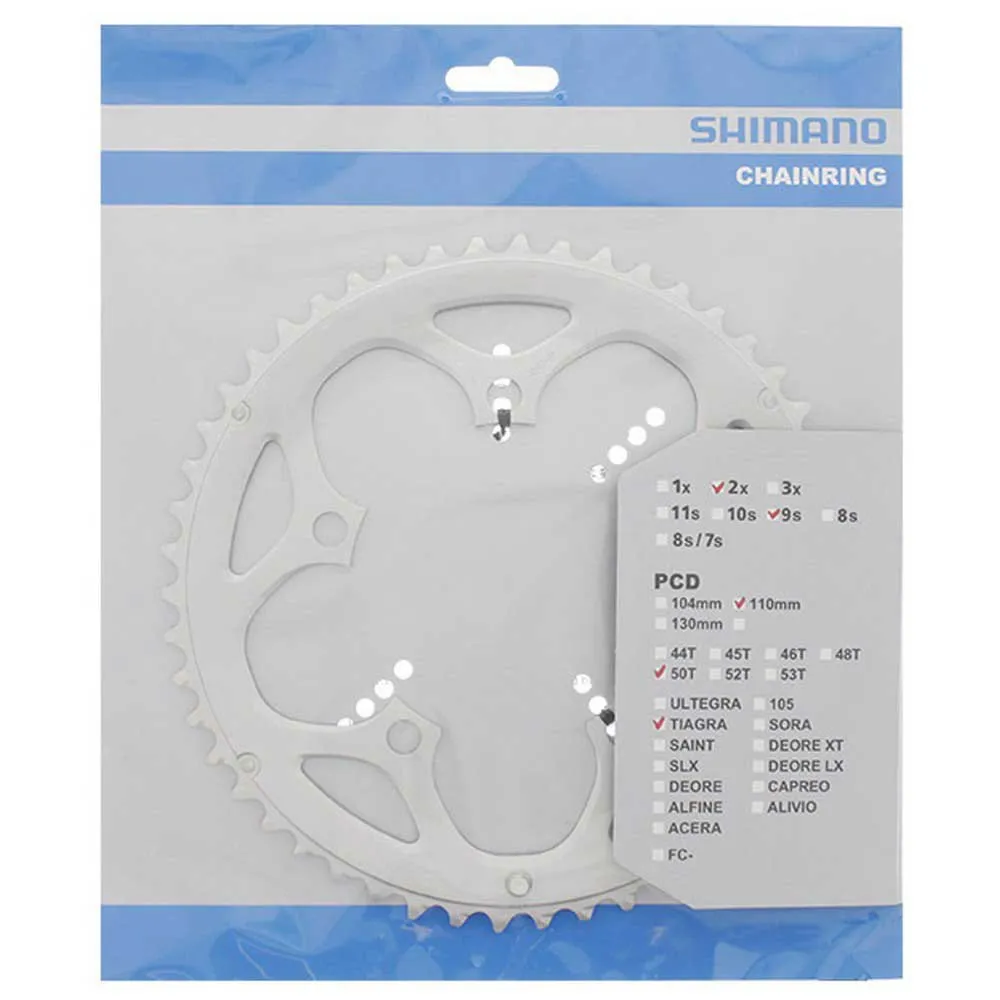 Shimano Tiagra 4550 Kettenblatt, Silver, 50t Shimano Tiagra 4550 Kettenblatt, Silver, 50t