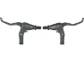 Shimano Tiagra Bremsgriffe BL-4700, Grau, Satz (VR + HR)