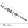 Shimano Tiagra Fh-rs470 Vorderradachse, Black, 142mm